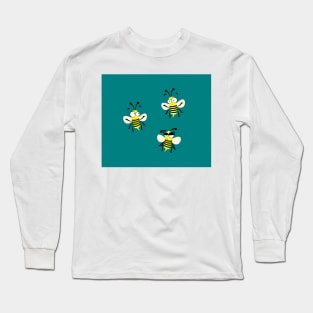 Three honey bees Long Sleeve T-Shirt